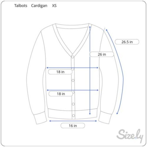 Talbots Merino Wool Open Front Cardigan Size XS - Picture 7 of 7